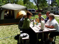 Us around the pinic table