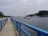 Canal view to the left