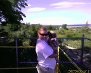 Annie and Cappi at the quarry