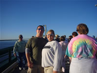 Annie and Nathan on bridge